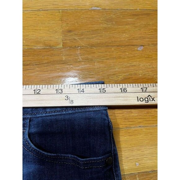 Simply Vera Vera Wang Jeans Womens 6P Capri Blue Straight Mid Rise Denim Casual - Picture 5 of 8